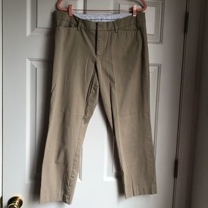 Ana Khaki Ankle Pants